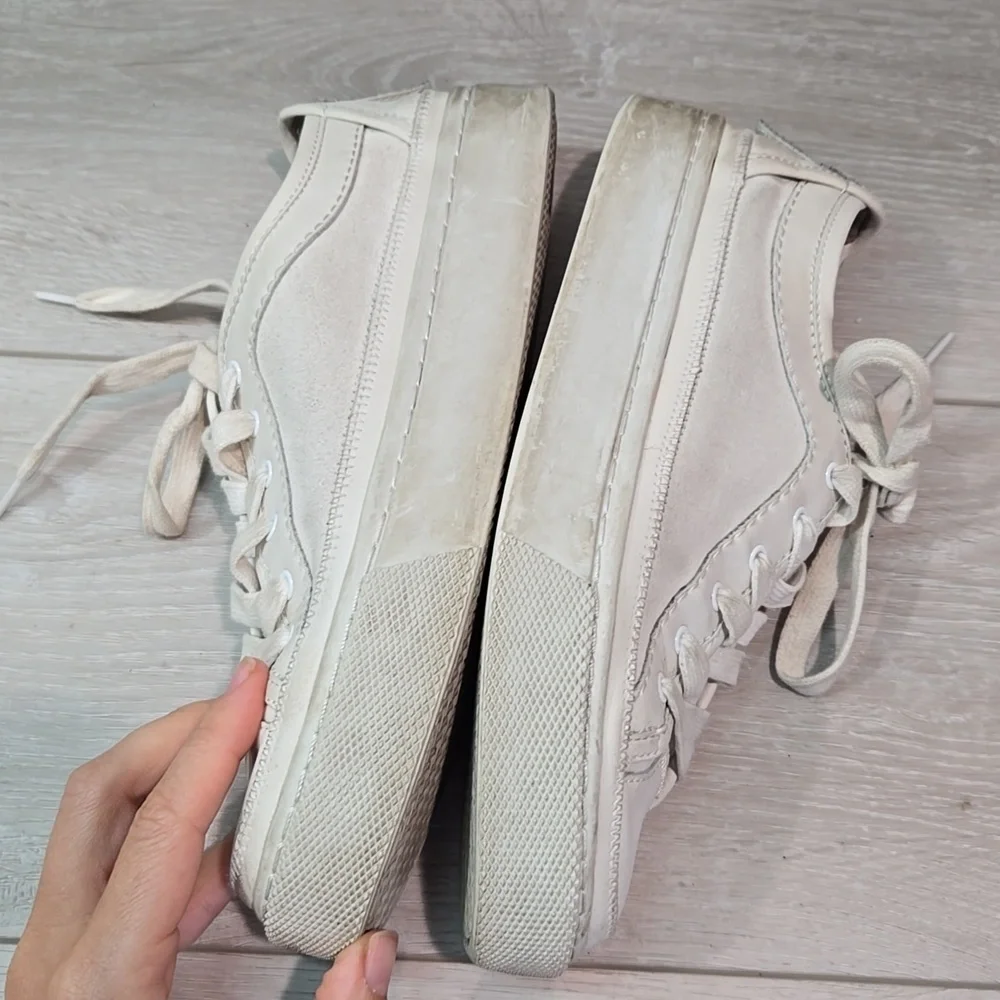 Allsaints Women Leather Platform Sneakers Shoes sz 39/9 - Picture 8 of 12